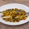 Фотография рецепта Сибас запеченный с кедровыми орешками и изюмом автор ШЕФМАРКЕТ