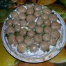 Фотография рецепта Слоеный грибной салат с курицей и картофелем автор Дарья Королькова
