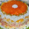 Фотография рецепта Слоеный салат из красной икры автор Nata Natallienka