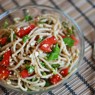 Фотография рецепта Спагетти с арахисом и перцем автор Елена Росновская