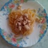 Фотография рецепта Спагетти с курицей в молочном соусе автор Регина Акмалютдинова