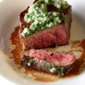 Фотография рецепта Стейк с соусом из масла и зелени автор Еда