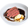 Фотография рецепта Стейк флэтайрон с можжевеловым соусом и картофельным пюре автор Еда