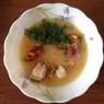 Фотография рецепта Суппюре гороховый с копчеными крылышками автор Светлана Богданова
