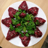 Фотография рецепта Свекольноселедочная клубника Эстонская закуска автор Женя Уткина