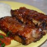 Фотография рецепта Свиная грудинка на гриле в кислосладкой глазури автор Екатерина Филиппова