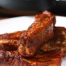 Фотография рецепта Свиной окорок запеченный с соусом барбекю и луком автор Саша Давыденко