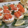 Фотография рецепта Тарталетки с сыром и красной рыбой автор ЮЛИЯ ТИМОФЕЕВА