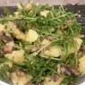 Фотография рецепта Теплый салат с шампиньонами автор Gr Svetlana