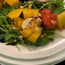Фотография рецепта Теплый салат с тыквой рукколой и кедровыми орешками автор Irina Chesova