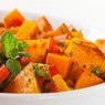 Фотография рецепта Теплый тыквенный салат с красным перцем и пряностями автор Валерия Кислова