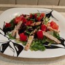 Фотография рецепта Теплый салат с курицей автор АНАСТАСИЯ ИСМАГУЛОВА