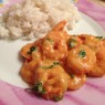 Фотография рецепта Тигровые креветки в сливочном соусе автор Маргарита Ларина