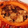 Фотография рецепта Тыква  к хеллоуину фаршированная мясом автор Анна Муравей