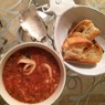 Фотография рецепта Томатный суп из  морепродуктов автор ЕЛЕНА ГУРЗО