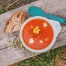 Фотография рецепта Томатный суп с фетой автор Еда