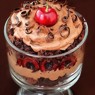 Фотография рецепта Трифл Черный лес автор Katrina