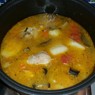 Фотография рецепта Тушеная курица с картофелем и баклажанами автор Анастасия Гусаренко