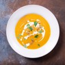 Фотография рецепта Тыквенный суп с базиликом автор Александр Мичигаров