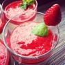 Фотография рецепта Ванильная паннакотта с клубничным соусом автор Dunya Morozova