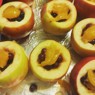 Фотография рецепта Яблоки печеные с клюквой медом и орехами автор Ирина Родионова