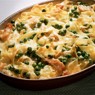 Фотография рецепта Запеченая паста с сыром ветчиной и горошком автор Саша Давыденко