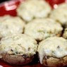 Фотография рецепта Запеченные грибы фаршированные курицей и сыром автор Наталья