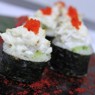 Фотография рецепта Запеченный ролл с крабом и авокадо автор Serg Jah