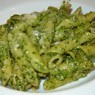 Фотография рецепта Зеленая паста со шпинатом спаржей и козьим сыром автор Кира Икра