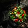 Фотография рецепта Зеленый салат с брынзой и клубникой автор Еда