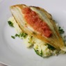 Фотография рецепта Жареная камбала с картофельным пюре и томатногрушевым соусом автор EatAndBe Ru