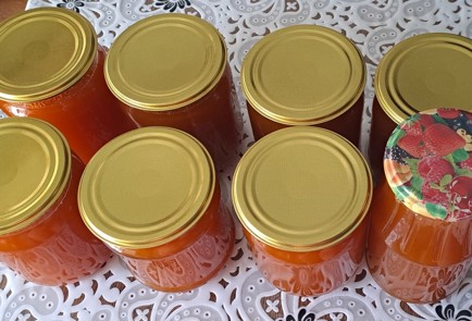 Фото шага рецепта Абрикосовое варенье с лимонной цедрой 186794 шаг 10