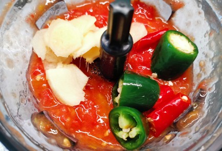 Фото шага рецепта Аджика из помидоров 190494 шаг 4  