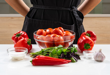 Фото шага рецепта Аджика на зиму 190416 шаг 1  