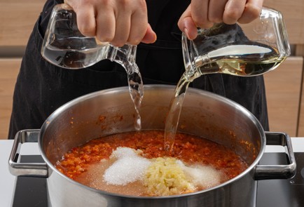 Фото шага рецепта Аджика с яблоками 174483 шаг 7  