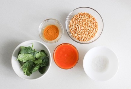 Фото шага рецепта Аккра из желтого гороха с пальмовым маслом 136648 шаг 1  