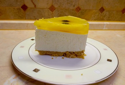 Фото шага рецепта Ананасовый чизкейк без выпечки 188329 шаг 15  