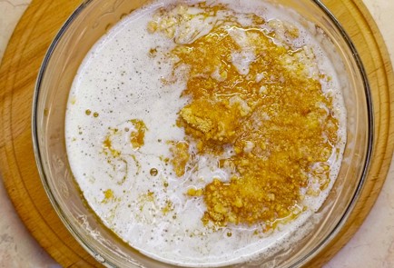 Фото шага рецепта Ананасовый чизкейк без выпечки 188329 шаг 3  