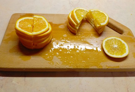 Фото шага рецепта Апельсиновый пирог 187899 шаг 6