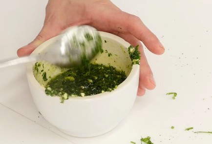 Фото шага рецепта Португальский хлебный суп асорда 125380 шаг 5  