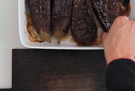 Фото шага рецепта Бабагануш с кунжутом 32522 шаг 2  