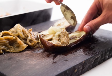 Фото шага рецепта Бабагануш с кунжутом 32522 шаг 3  