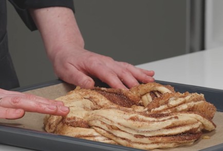 Фото шага рецепта Бабка с сахаром и корицей 153001 шаг 14  