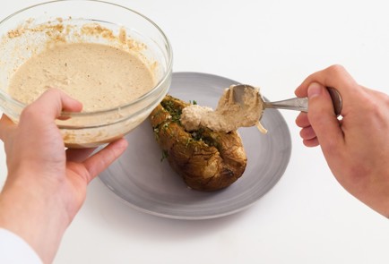 Фото шага рецепта Баклажаны с соусом бажи 44941 шаг 4  