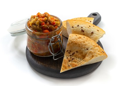 Фото шага рецепта Баклажанная икра на мангале 173979 шаг 10