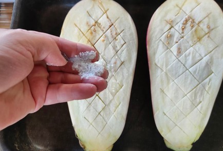 Фото шага рецепта Баклажаны запеченные с овощами и брынзой 174961 шаг 5