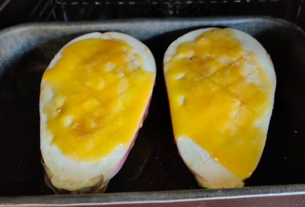 Фото шага рецепта Баклажаны запеченные с овощами и брынзой 174961 шаг 8