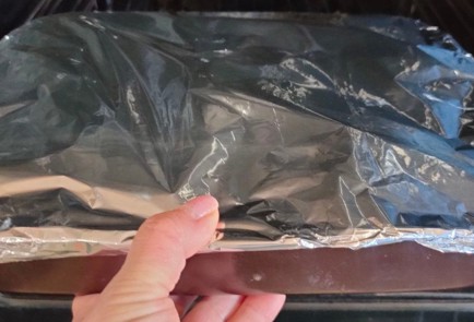 Фото шага рецепта Запеченные баклажаны с помидором луком и домашним сыром 174820 шаг 17  