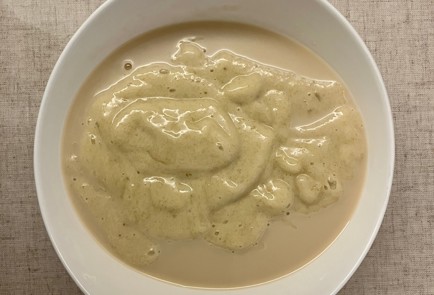 Фото шага рецепта Банановая паннакотта с морковноапельсиновым желе 191015 шаг 10  