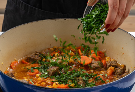 Фото шага рецепта Баранина с нутом и кускусом 189113 шаг 9  